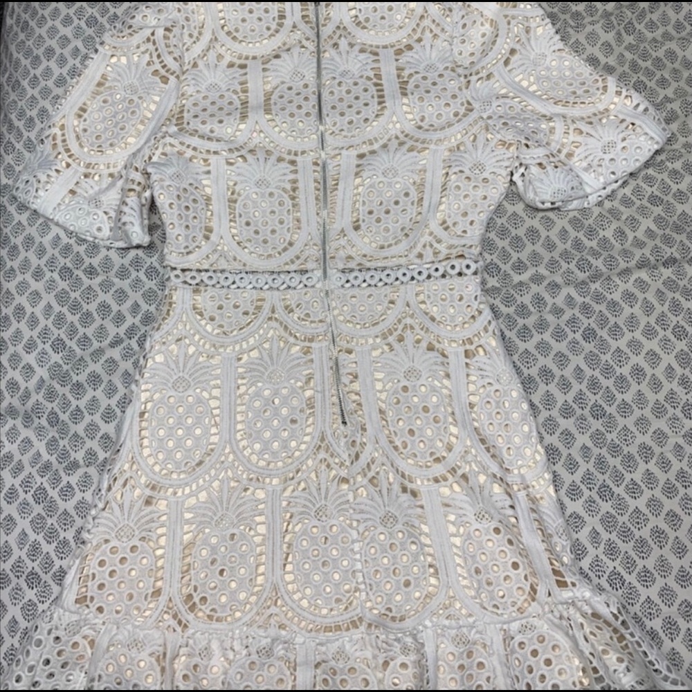Vici Pineapple Under The Sea Eyelet Dress - Picture 4 of 5
